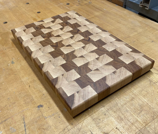 End Grain Cutting Board (18” x 12”)