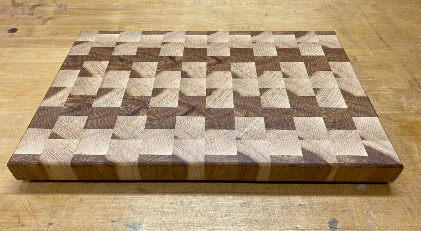 End Grain Cutting Board (18” x 12”)